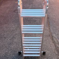 Heavy Duty Multi-Purpose Aluminum Folding Ladder – 4 Section