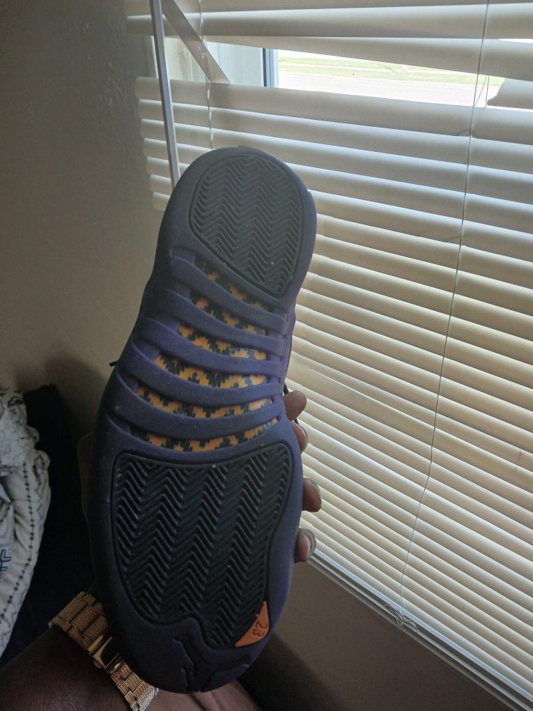 Black And Purple 12s Size 11