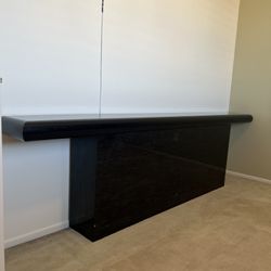 Black Lacquer Console Table