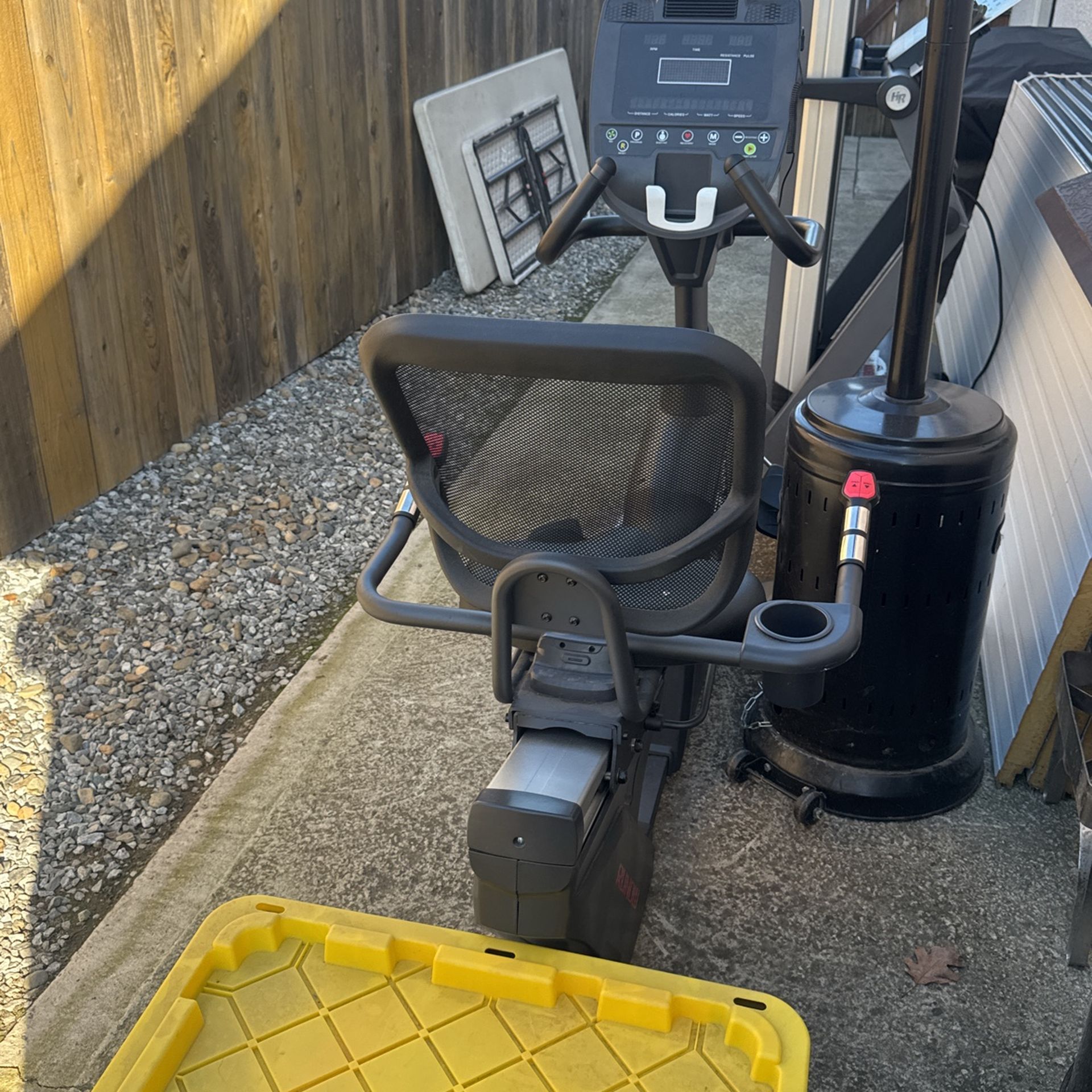 Exercise bike and Heater