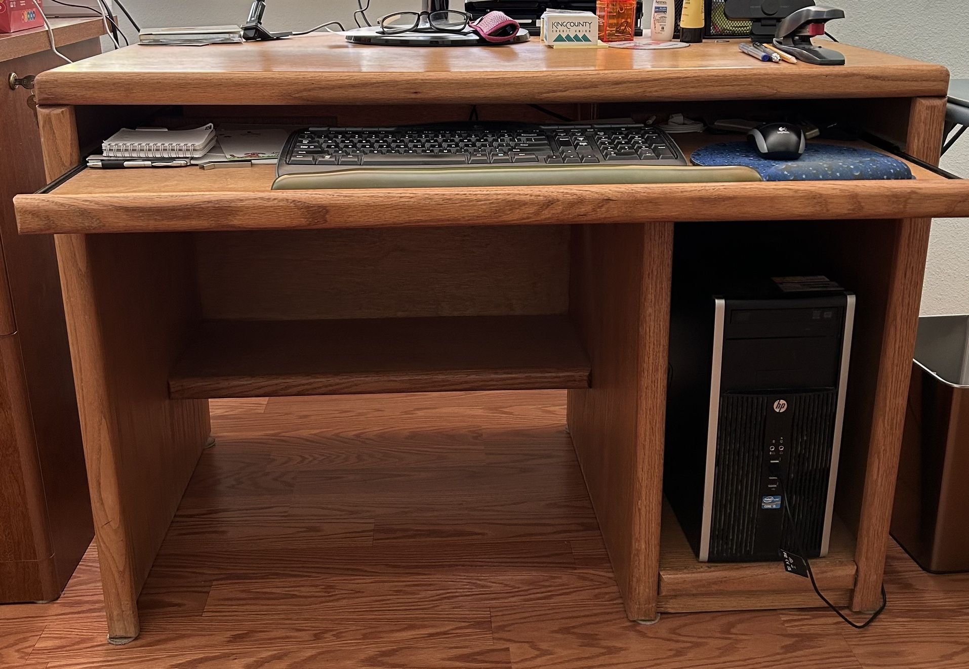 Oak Computer Desk