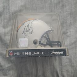 Nick Hardwick Autographed Mini Helmet 