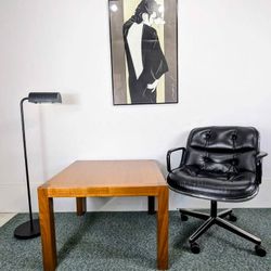 MCM Solid Teak & Walnut Solid End Table