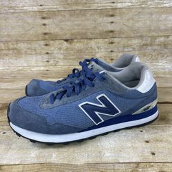 New Balance 515 Sneakers Navy Blue Suede Mesh Running Shoes Mens 10
