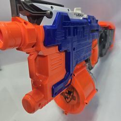 NERF N-Strike Elite HyperFire Motorized Dart Blaster Blue/Orange 2013 A9314