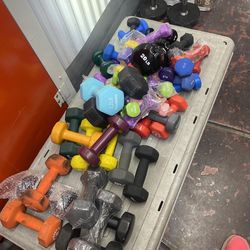 NEOPRENE DUMBBELLS  $3 EACH