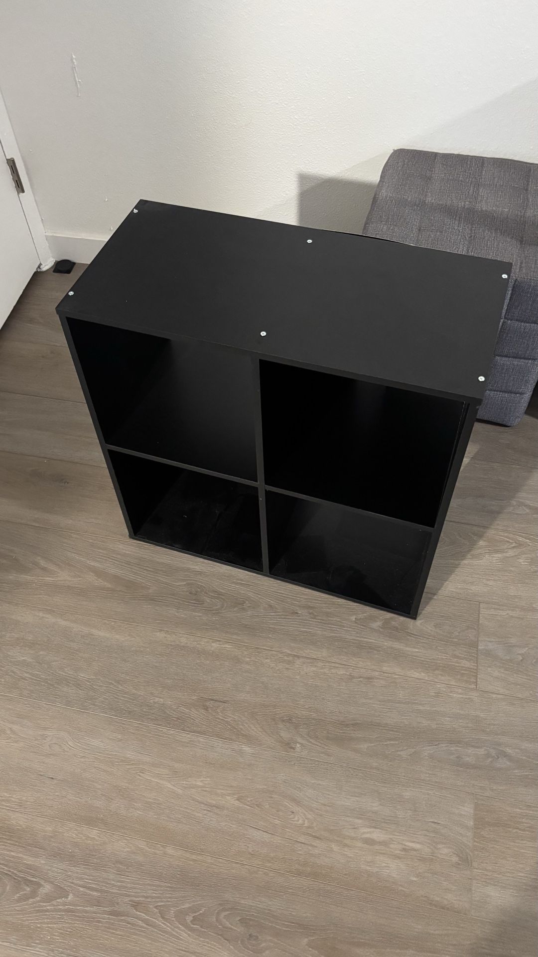 4-cube Storage shelf - black