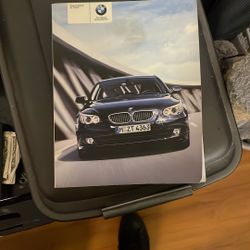 2010 BMW 528i 535i 550i Genuine Owners Manual