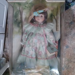 Royal Treasures Special Edition Genuine Porcelain Doll By Adelco