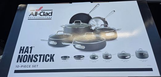 All Clad H1 10 piece set with griddle