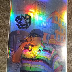 Comic Book Downtown Hip Hop Biggie Smalls Notorious Chrome Foil Karych Comic Art Book