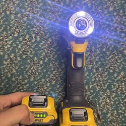 IMPACT WRENCH, TOOLS-POWER DEWALT W2 BATTERIES NO CHARGER DCF 902 #W011VT5