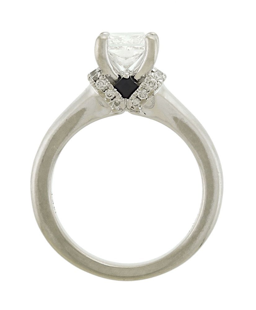 1.5 Total Carat Weight, Princess Cut Vera Wang Love Collection