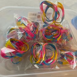 Silicone Bracelets 6pk 