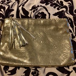 Whiting and Davis Vintage Gold Evening Clutch/Wallet