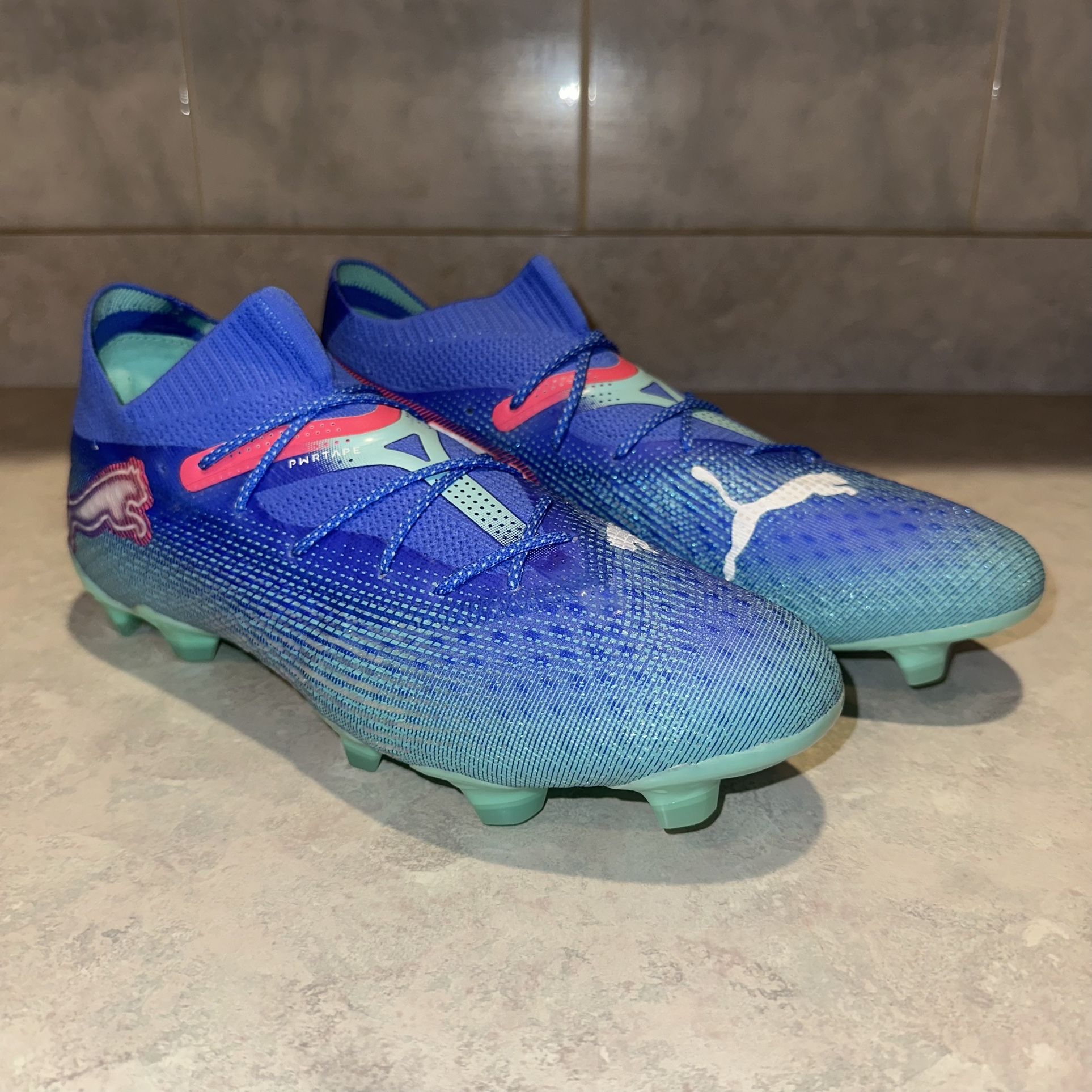 Puma Future 7 Ultimate FG/AG Soccer Cleats Blue 107916-01 Men’s Size 9.5 And 10