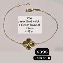 ✨GORGEOUS ✨ 18K GOLD VAN CLEEF ARPELS BRACELET, BRAND NEW IN BOX 😍 