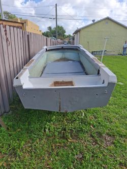 14 foot  and trailer