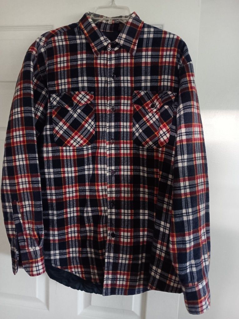 Vintage Grizzly Lined Flannel Size Large