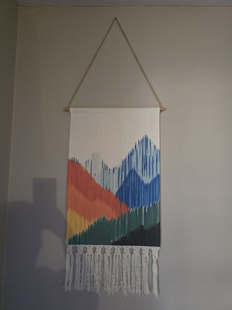 Macrame Woven Hanging Tapestry Boho Chic Decor