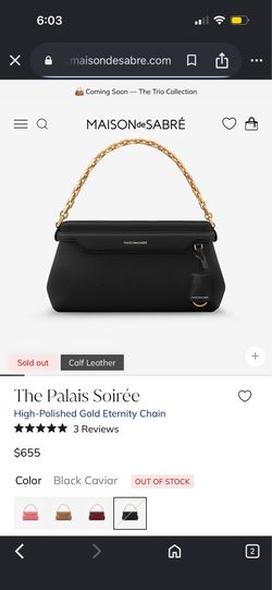 Mason de sabré purse