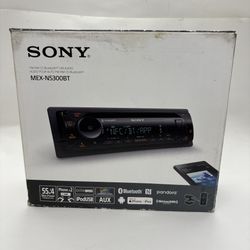 MEXN5300BT - Sony CD Receiver w/BT-USB, AUX, Color ILL., SXM ready Open Box