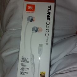 JBL310c Wired Earbuds. TypeC