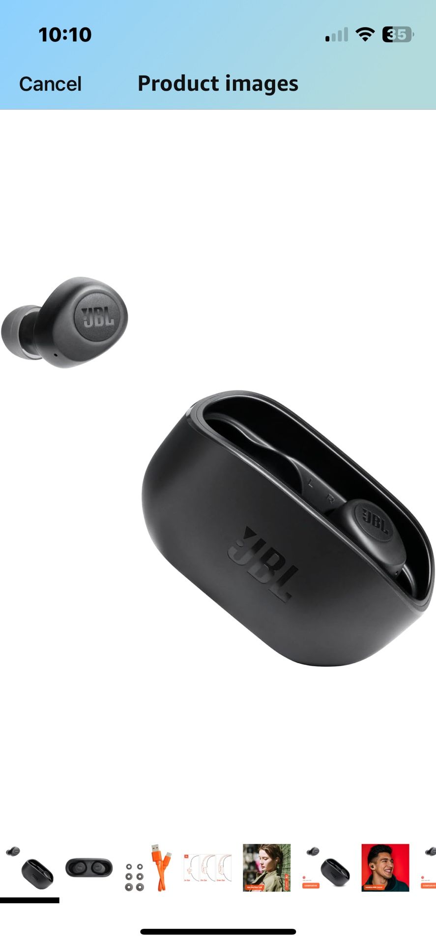 JBL VIBE 100 TWS - True Wireless In-Ear Headphones - Black🔥🔥🔥🔥