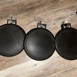 Set of 3 Used Roland PD-8 Rubber Pads