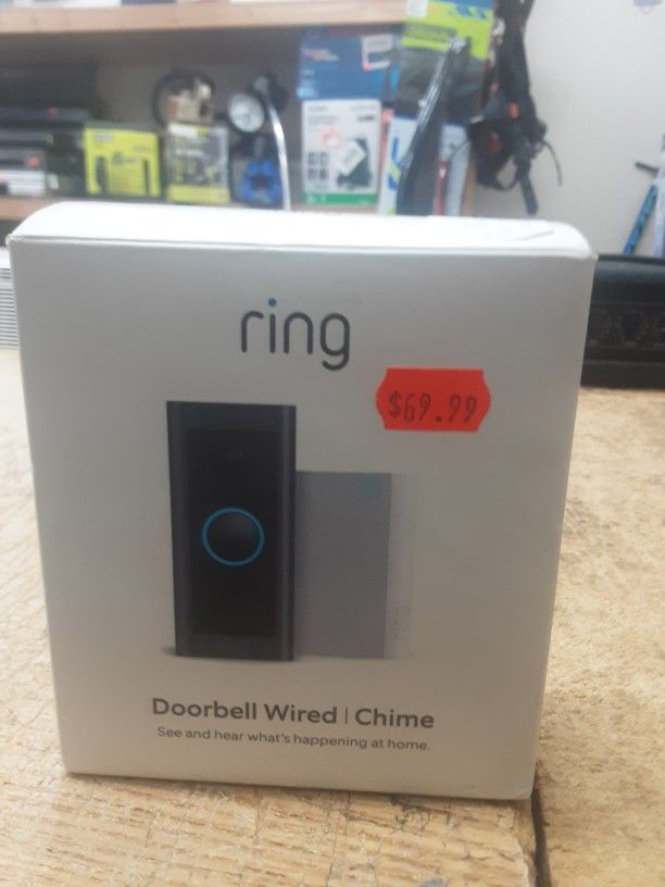 Ring Video Doorbell Wired + Chime