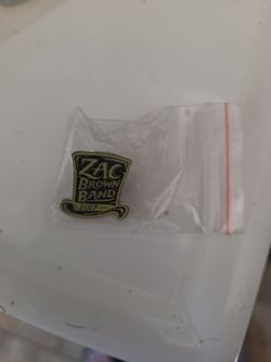 Zac Brown Band 2017 Zamily Fan Club Pin - NEW In Plastic