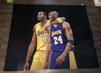 Vintage Kobe Bryant #8 & #24 Art. Black Mamba Lakers Rip