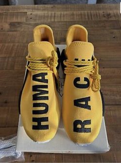 Adidas NMD HU Pharrell Williams Human Race Yellow Sz. 10