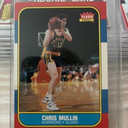 1986 Fleer Chris Mullin  🚨PSA 8 And Above= Over $1,000🚨