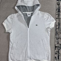 Women’s Lacoste Size Small Short Sleeve Hoodie