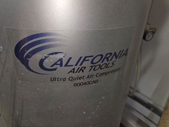 California Air Tools 60040CAD Ultra Quiet Air Compressor, 60 Gal, 220V, Silver