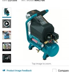 Saturday’s Flash  Sale- $215;  MAKITA Portable Air Compressor: