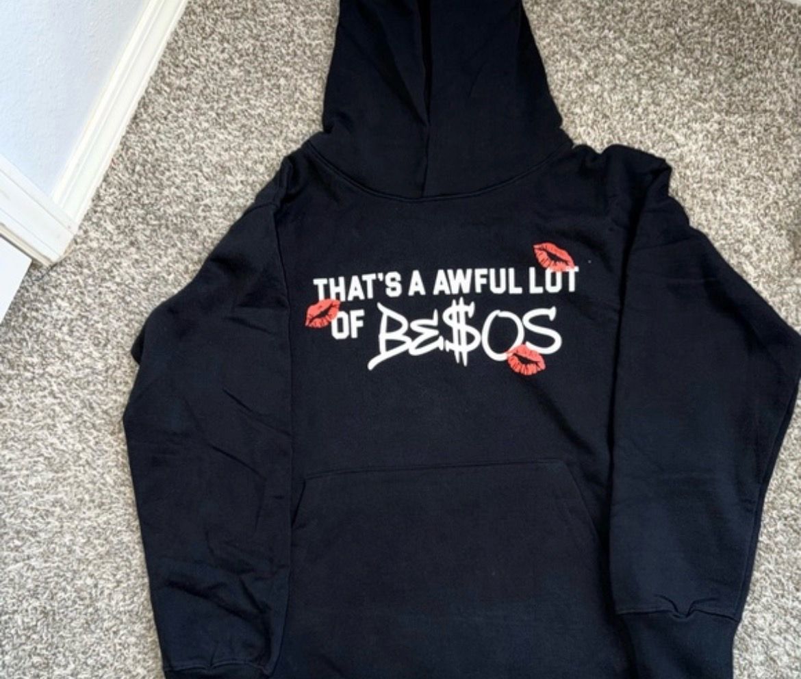 Awful lot of besos hoodie size s