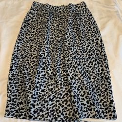 Vintage Liz Claiborne Collection Straight Pencil Skirt Sz 10 Animal Print