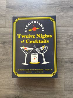 Straightaway Twelve Nights of Cocktails Gift Set (Volume 2) NEW. NEVER USED