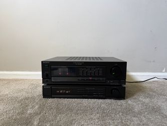 Sony TA-AX295 Home Stereo Integrated Amplifier + ST-JX295 Radio Tuner Receiver