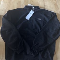 Alo Quarter zip Size Small 