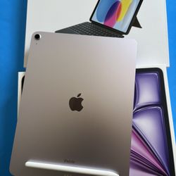 iPad Air 13” (M2 Processor / 2024 / purple) 256gb With Keyboard, Pen Accessories
