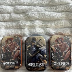 One Piece Card TCG Vol 2 Mini Tins (OP-13)Brand New/Sealed Lot Of 3 Tins