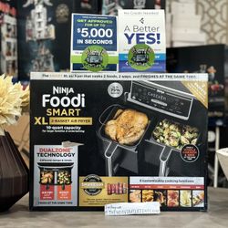 Ninja Foodi 6 In 1 10qt XL 2 Basket Air Fryer 
