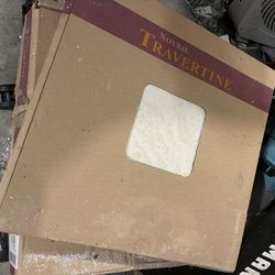 Brand new Large Travertine Tiles. 2 Boxes