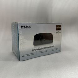 Brand New Dlink D-Link 8-Port Gigabit Ethernet Switch DGS-1008G
