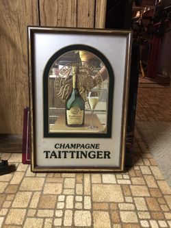 Taittinger Champagne Sign