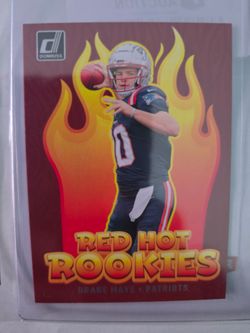 2024 Panini Donruss - Red Hot Rookies Drake Maye #RHR-DME (ROOKIE) 👑