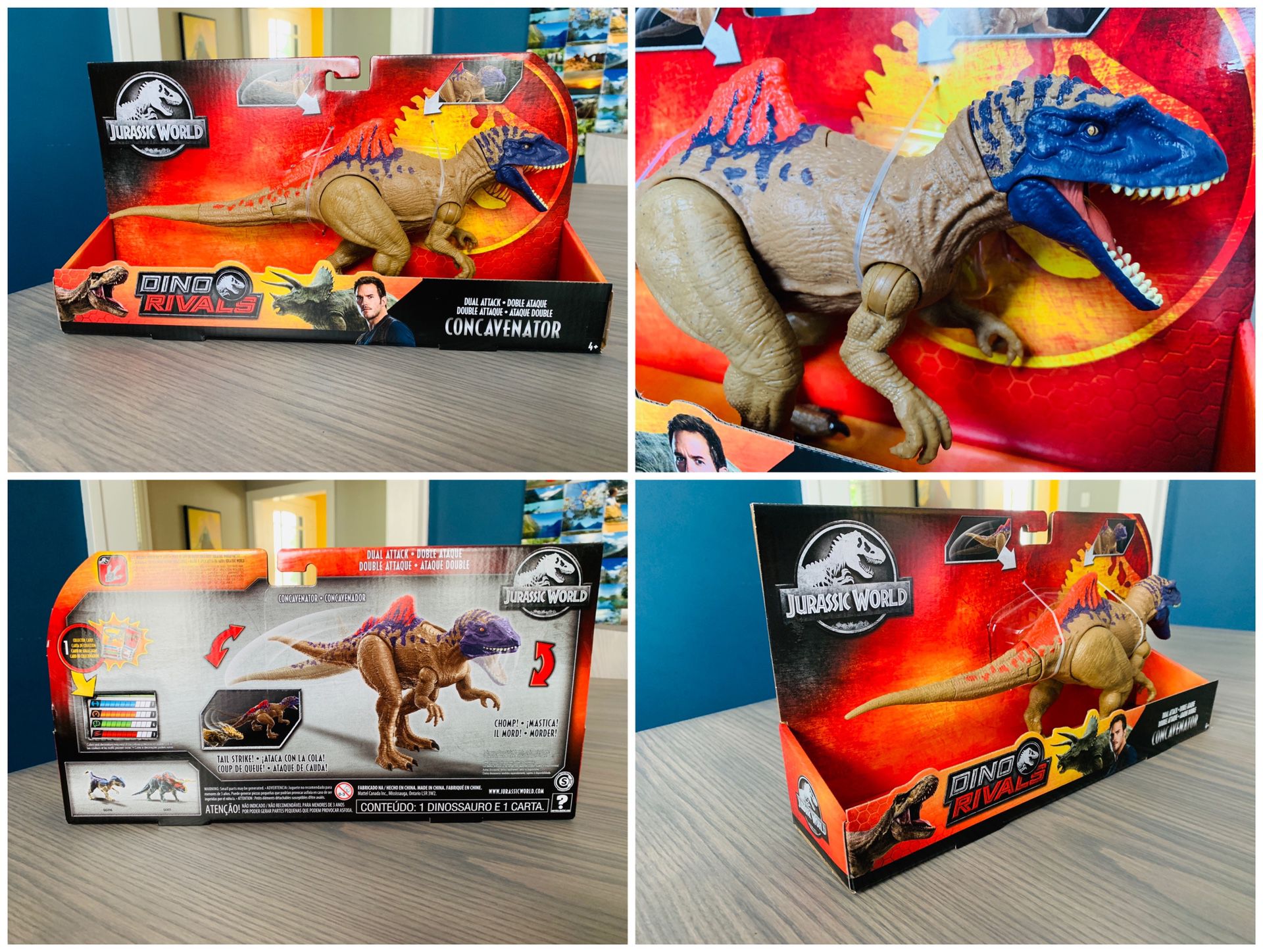 Jurassic World Concavenator Dual Attack Dinosaur Toy